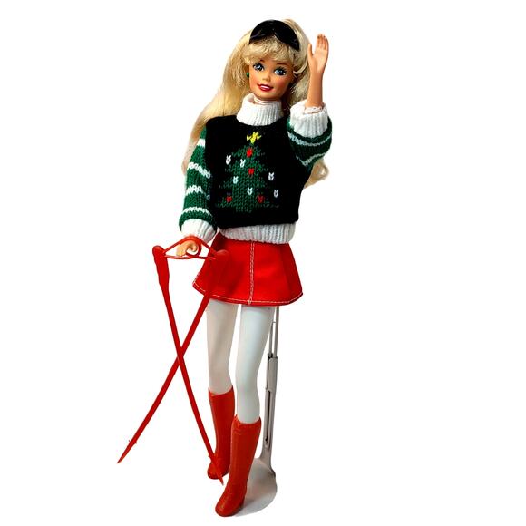 1996 Holiday Season Barbie Special Edition With Red Boots - Picture 1 of 8
